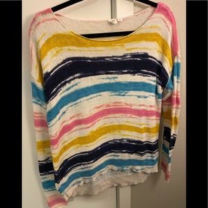 Gap Colorful Off the Shoulder Sweater